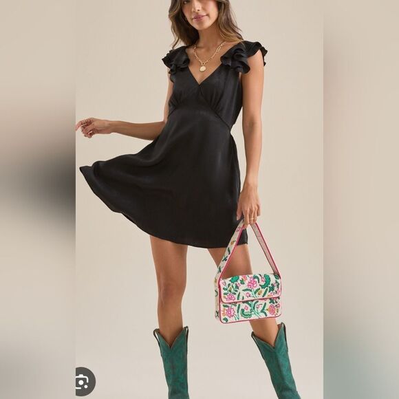 Altar'd State Dresses & Skirts - Altar'd State Corinne Ruffle Sleeve Mini Dress